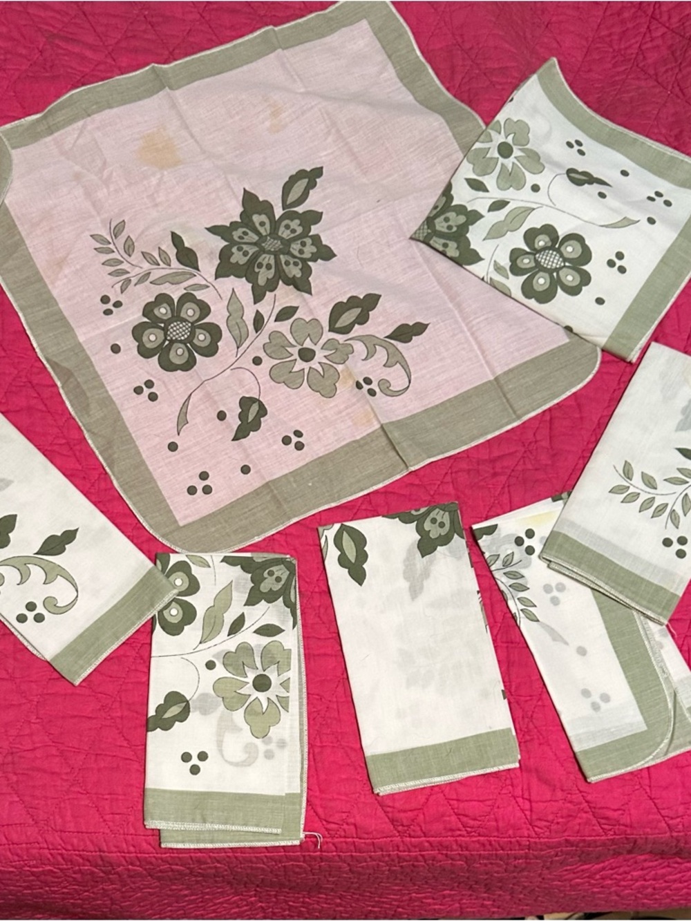 Vintage cloth napkins 7